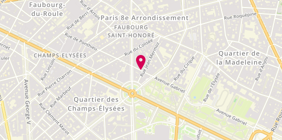 Plan de BRAMLY André, 8 Rue de Ponthieu, 75008 Paris