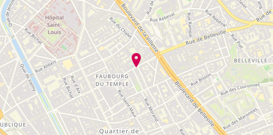 Plan de MALEYSSON Mathieu, 102 Rue du Faubourg du Temple, 75011 Paris