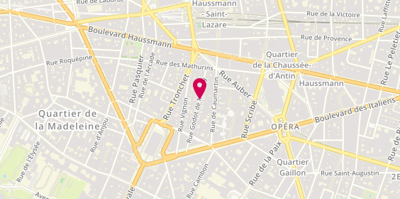 Plan de JANCOT Patrick, 28 Rue Godot de Mauroy, 75009 Paris