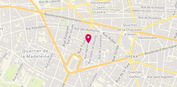 Plan de Benjamin COISY, 28 rue Vignon, 75009 Paris
