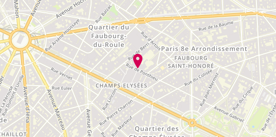 Plan de DUPONT Louis, 62 Rue de Ponthieu, 75008 Paris