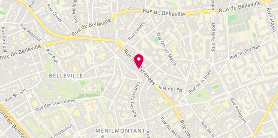 Plan de POIRIER Alexia, 349 Rue des Pyrenees, 75020 Paris