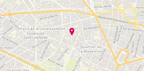 Plan de CAURETTE François, 18 Rue de Miromesnil, 75008 Paris