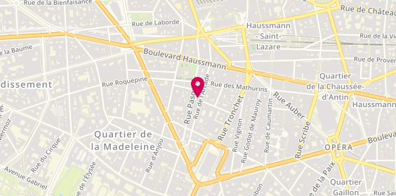 Plan de ASSE Rudy, 27 Rue de l'Arcade, 75008 Paris