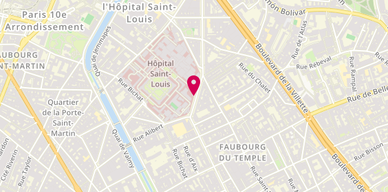 Plan de LENOBLE Etienne, 1 Avenue Claude Vellefaux, 75010 Paris