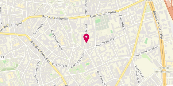 Plan de SKAH Abdelmajid, 162 Rue Pelleport, 75020 Paris