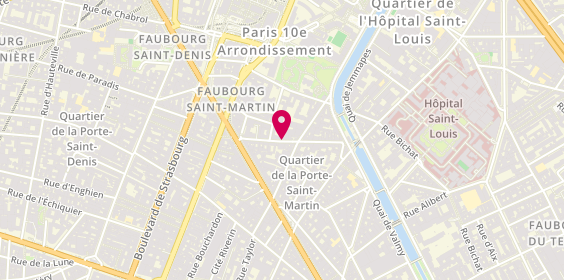 Plan de MERCIER Hugo, 44 Rue des Vinaigriers, 75010 Paris