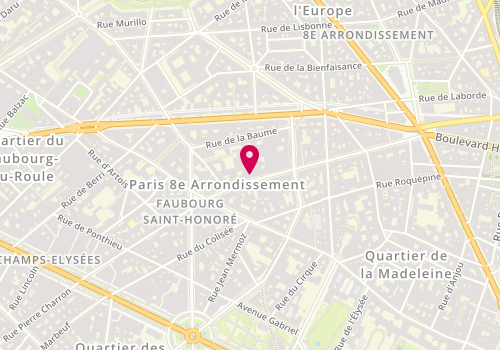 Plan de FILLON Franck, 58 Rue la Boetie, 75008 Paris