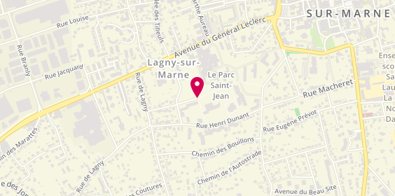 Plan de ERMAN Chloé, 1 Rue Simone Veil, 77400 Lagny-sur-Marne