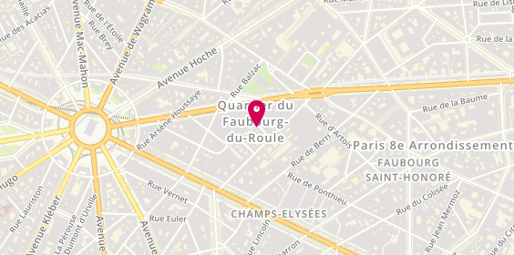 Plan de CALI GARSIA Anne, 7 Rue Lamennais, 75008 Paris