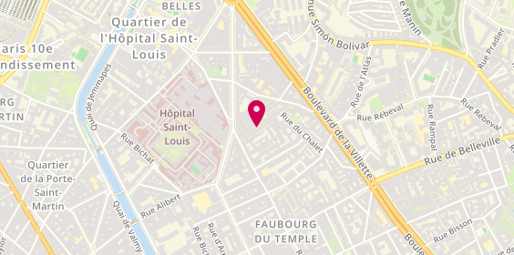 Plan de GILLET Thierry, 15 Rue Sainte Marthe, 75010 Paris