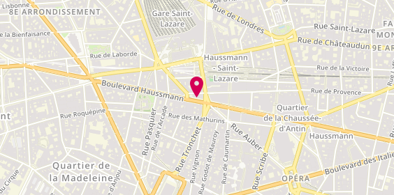Plan de LE COENT Hadrien, 74 Boulevard Haussmann, 75008 Paris