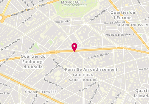 Plan de DENIER Patrick, 161 Boulevard Haussmann, 75008 Paris