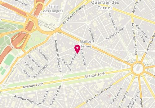 Plan de URVOY DE CLOSMADEUC Yves, 11 Rue du Bois de Boulogne, 75116 Paris