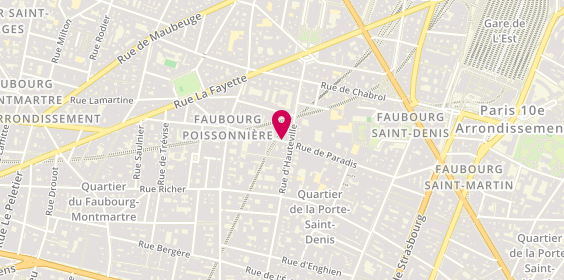 Plan de ARBONA Christelle, 40 Rue de Paradis, 75010 Paris