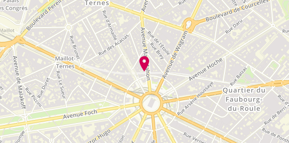 Plan de ABECASSIS Sandra, 5 Avenue Mac Mahon, 75017 Paris