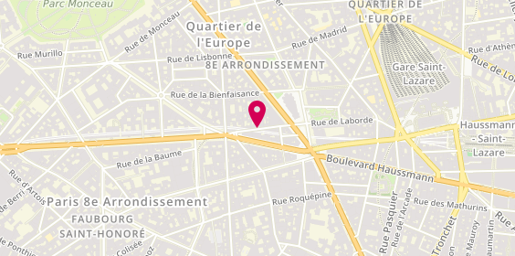 Plan de Cabinet Paramedical, 38 Rue de Laborde, 75008 Paris