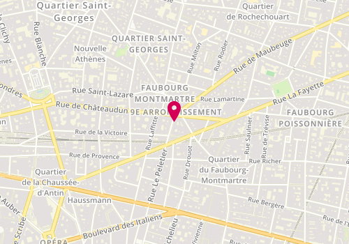 Plan de ROTMAN Sabine, 42 Rue le Peletier, 75009 Paris