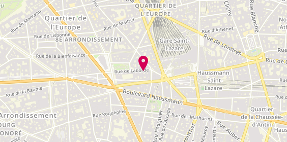 Plan de ALLOUCHE Maëlys, 7 Rue de Laborde, 75008 Paris