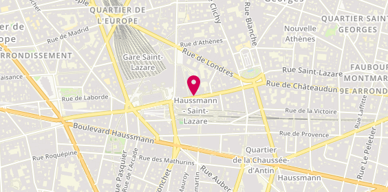 Plan de BOUTHENET Aubin, 94 Rue Saint Lazare, 75009 Paris