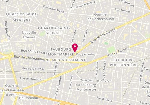 Plan de BOSSY Pierre-Louis, 7 Rue de Maubeuge, 75009 Paris