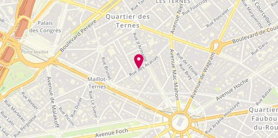 Plan de DE OLIVEIRA Carlos, 28 Rue des Acacias, 75017 Paris