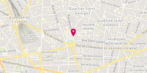 Plan de DA Silva Gabriëlla, 8 Rue Blanche, 75009 Paris