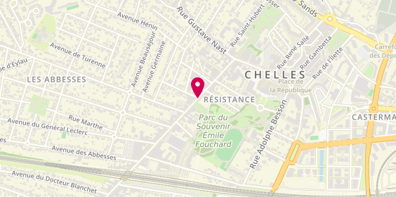 Plan de HAJEJE Sirine, 27 Avenue de la Résistance, 77500 Chelles