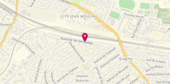 Plan de LE MILINAIRE Johan, 123 Avenue de Versailles, 93220 Gagny