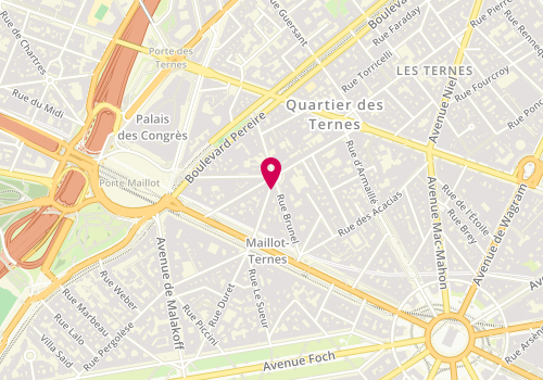 Plan de SUSINI Dominique, 14 Rue Denis Poisson, 75017 Paris