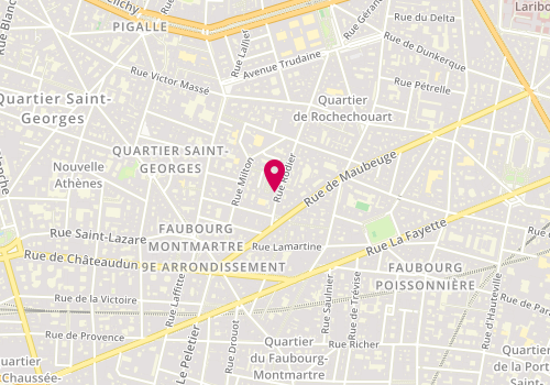 Plan de HOFFNER Thibaut, 9 Rue Rodier, 75009 Paris