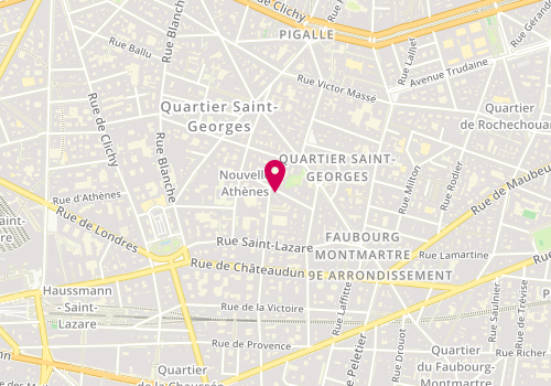 Plan de GAVARD Raphaëlle, 17 Rue d'Aumale, 75009 Paris