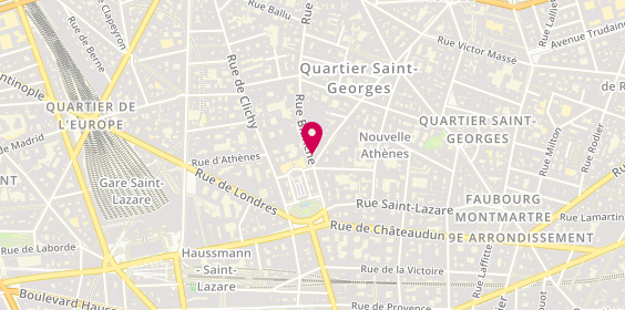 Plan de ROUSSEAU-ROSSARD Valérie, 18 Rue Blanche, 75009 Paris