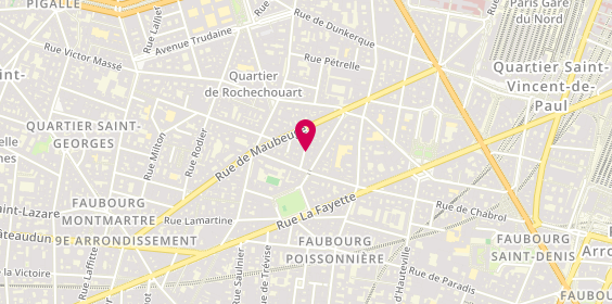 Plan de LACOSTE Mathieu, 6 Rue de Chantilly, 75009 Paris