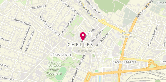 Plan de VILLENEUVE Hervé, 2 Rue René Salle, 77500 Chelles