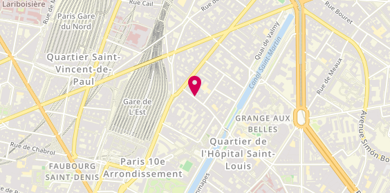 Plan de CHEMLA Chantal, 20 Rue Eugene Varlin, 75010 Paris
