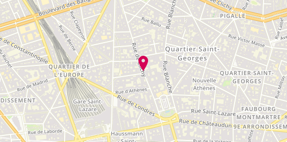 Plan de CIRBA Séverine, 30 Rue de Clichy, 75009 Paris