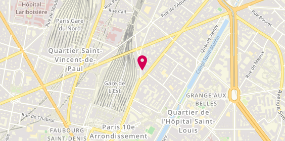 Plan de MARIOT Anne Catherine, 2 Rue Chateau Landon, 75010 Paris