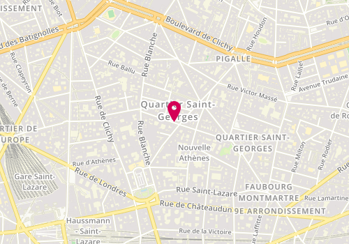 Plan de BOUCLIER Sarah, 36 Rue la Bruyère, 75009 Paris