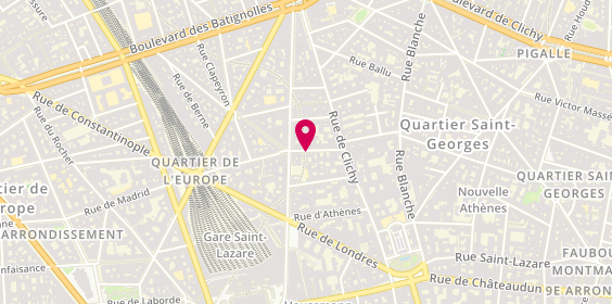 Plan de COURTOT Jean, 13 Rue de Liege, 75009 Paris