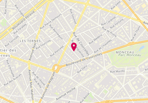 Plan de SPIRA Jessica, 12 Rue Théodule Ribot, 75017 Paris