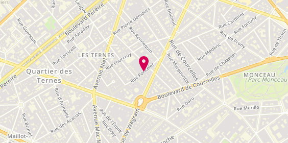 Plan de TAVERES Stéphane, 34 Rue Poncelet, 75017 Paris