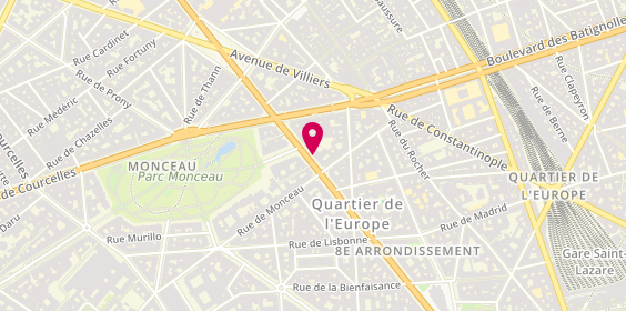 Plan de PEANT Dominique, 82 Boulevard Malesherbes, 75008 Paris