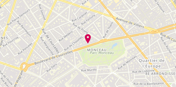 Plan de HERVE Delphine, 68 Boulevard de Courcelles, 75017 Paris