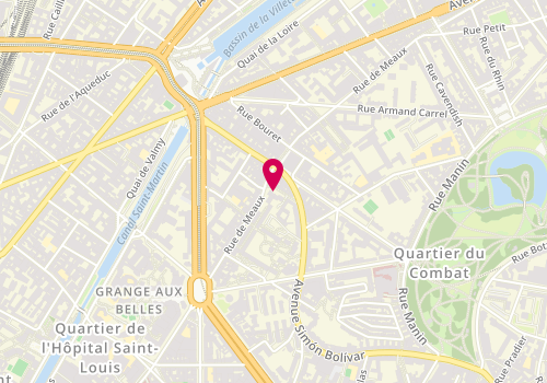 Plan de LEGER Adrien, 2 Rue Sadi Lecointe, 75019 Paris