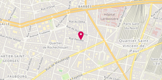 Plan de CHAUMEIL Théo, 6 Rue Petrelle, 75009 Paris