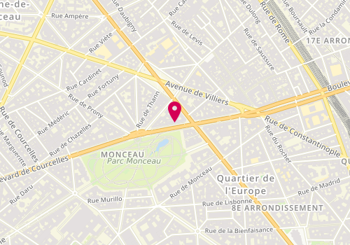 Plan de SONEIRA HUGO Salas, 32 Boulevard de Courcelles, 75017 Paris