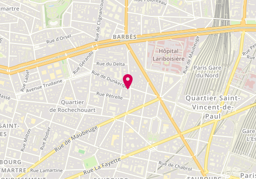 Plan de MOUGENOT Sophie, 163 Rue du Faubourg Poissonnière, 75009 Paris