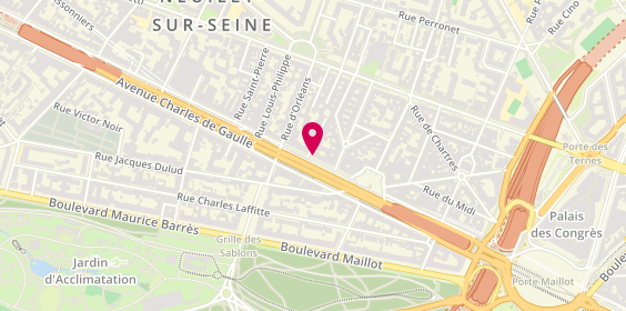 Plan de VIDAL Marie Christine, 54 Avenue Charles de Gaulle, 92200 Neuilly-sur-Seine