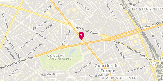 Plan de CARATY Charly, 125 Boulevard Malesherbes, 75017 Paris
